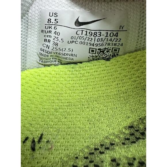 Women's Nike Waffle Racer Crater Summit White/Black Photon Dust Sneakers Sz 8.5 - Picture 11 of 11